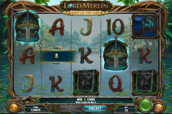 Play'n GO-슬롯머신-Lord Merlin-Lady of the Lake